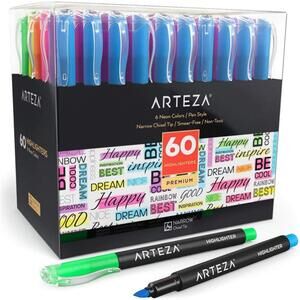 Arteza narrow chisel highlighters 60 pc..multi color..(NWT) [COPY]